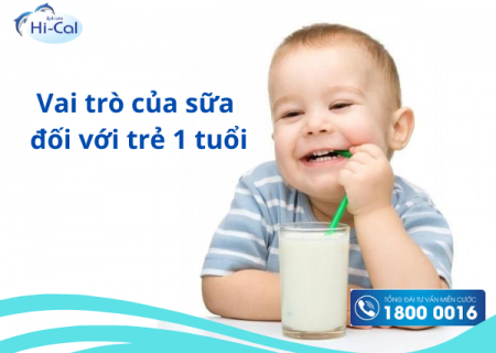 Mách mẹ 7 loại sữa tăng chiều cao cho bé 1 tuổi hiện nay