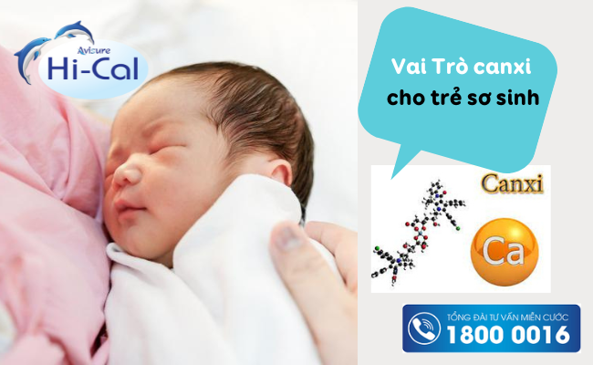 Vai Trò canxi cho trẻ sơ sinh