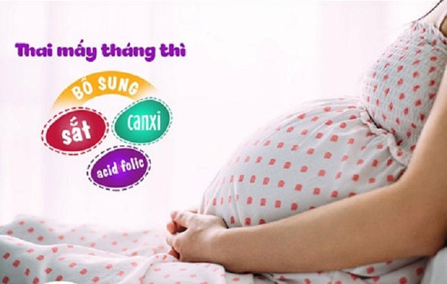 thai mấy tháng thì bổ sung canxi và sắt