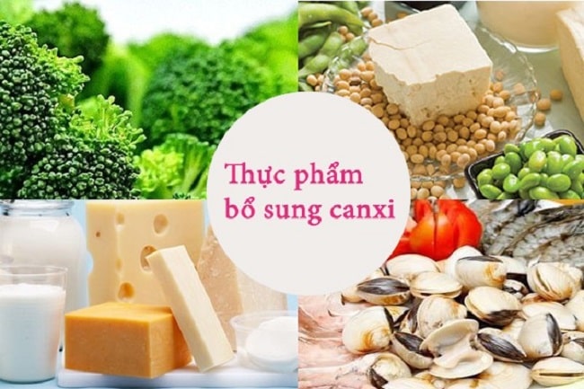 bổ sung canxi cho người lớn từ thực phẩm