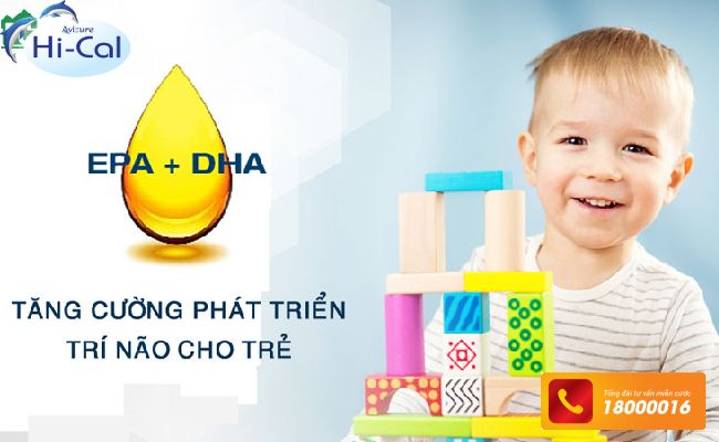 DHA giúp cho bộ não và đôi mắt của trẻ được phát triển toàn diện