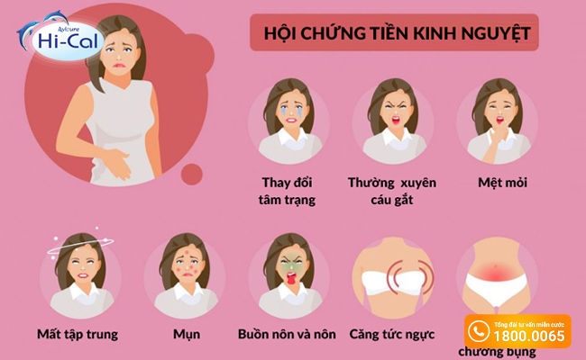 Thiếu canxi gây tăng các triệu chứng tiền kinh nguyệt