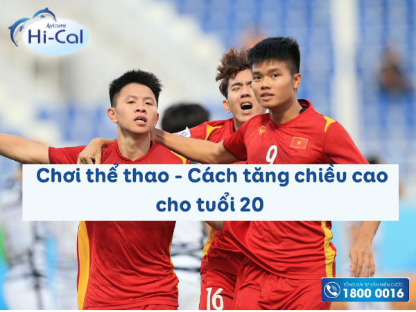 Chơi thể thao- Cách tăng chiều cao tuổi 20