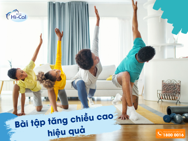 Bài tập tăng chiều cao hiệu quả