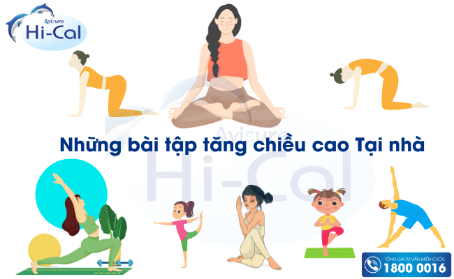 Những bài tập tăng chiều cao tại nhà hiệu quả