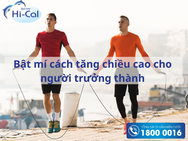 Bật mí cách tăng chiều cao cho người trưởng thành