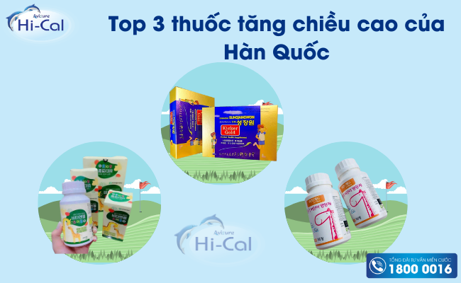 Thuốc tăng chiều cao của Hàn loại nào tốt nhất