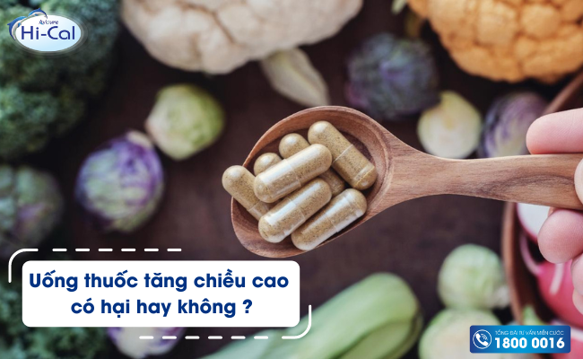 Uống thuốc tăng chiều cao có hại hay không?