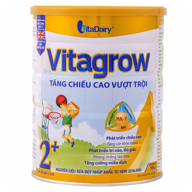 Sữa bột Vitagrow 2 - Sữa uống tăng cân cho trẻ